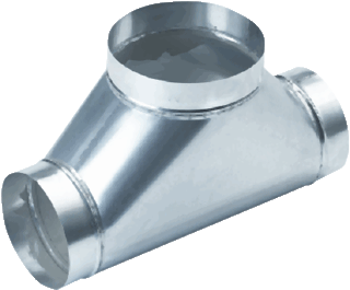 Spiralo T-stuk 90° 160x315x160mm (Air Spiralo)